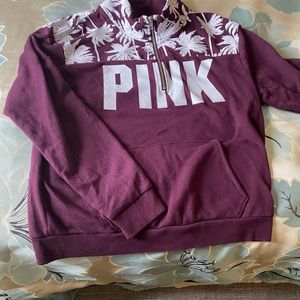 Victoria’s Secret pink large pull over sweatshirt